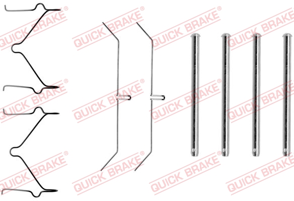 QUICK BRAKE Zubehörsatz, Scheibenbremsbelag 1091129
