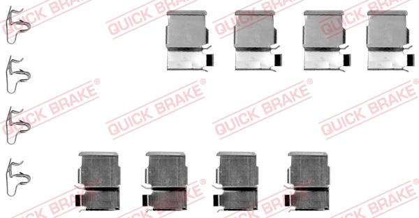 QUICK BRAKE Zubehörsatz, Scheibenbremsbelag 1091133