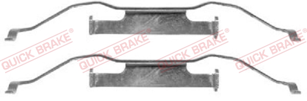 QUICK BRAKE Zubehörsatz, Scheibenbremsbelag 1091148