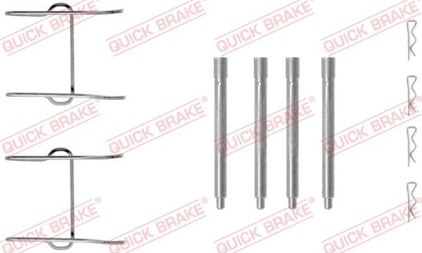 QUICK BRAKE Zubehörsatz, Scheibenbremsbelag 1091149