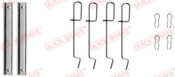 QUICK BRAKE Zubehörsatz, Scheibenbremsbelag 1091151