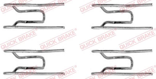 QUICK BRAKE Zubehörsatz, Scheibenbremsbelag 1091152