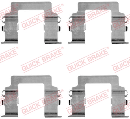 QUICK BRAKE Zubehörsatz, Scheibenbremsbelag 1091161
