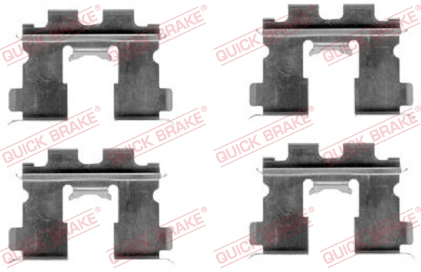QUICK BRAKE Zubehörsatz, Scheibenbremsbelag 1091163