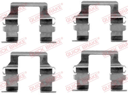 QUICK BRAKE Zubehörsatz, Scheibenbremsbelag 1091164