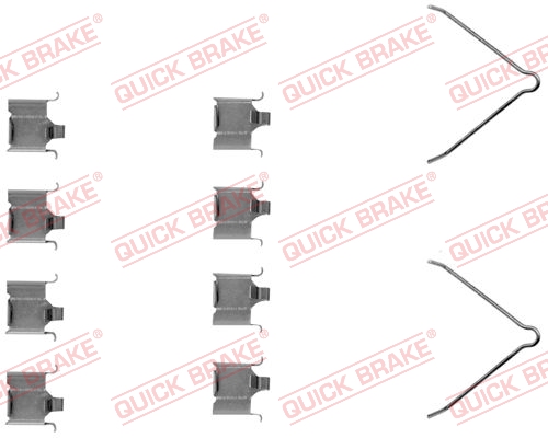 QUICK BRAKE Zubehörsatz, Scheibenbremsbelag 1091166