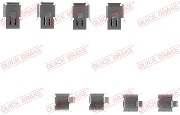 QUICK BRAKE Zubehörsatz, Scheibenbremsbelag 1091171