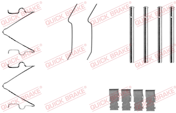 QUICK BRAKE Zubehörsatz, Scheibenbremsbelag 1091173