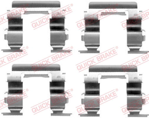 QUICK BRAKE Zubehörsatz, Scheibenbremsbelag 1091181