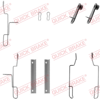 QUICK BRAKE Zubehörsatz, Scheibenbremsbelag 1091188