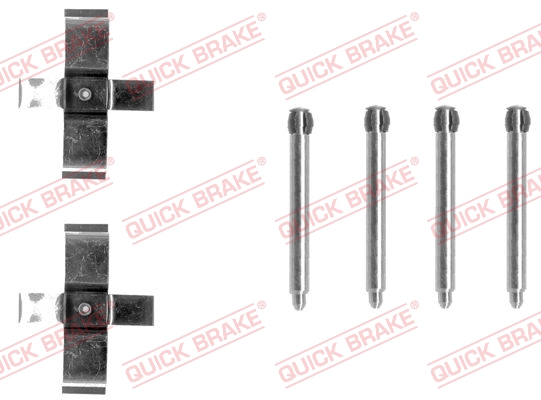 QUICK BRAKE Zubehörsatz, Scheibenbremsbelag 1091195