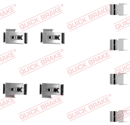 QUICK BRAKE Zubehörsatz, Scheibenbremsbelag 1091198