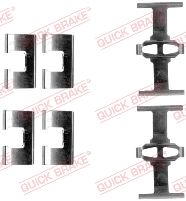QUICK BRAKE Zubehörsatz, Scheibenbremsbelag 1091203