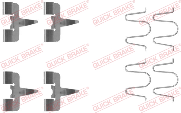 QUICK BRAKE Zubehörsatz, Scheibenbremsbelag 1091207