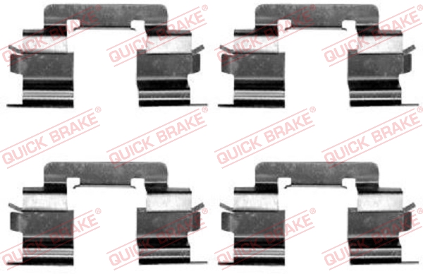 QUICK BRAKE Zubehörsatz, Scheibenbremsbelag 1091216