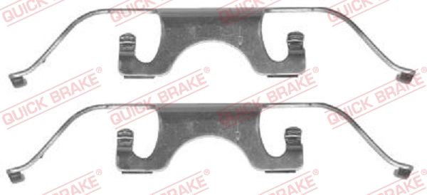 QUICK BRAKE Zubehörsatz, Scheibenbremsbelag 1091224