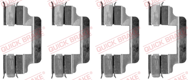 QUICK BRAKE Zubehörsatz, Scheibenbremsbelag 1091230