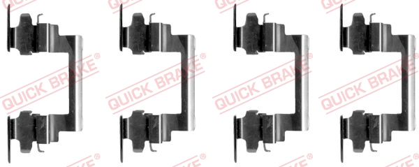 QUICK BRAKE Zubehörsatz, Scheibenbremsbelag 1091236