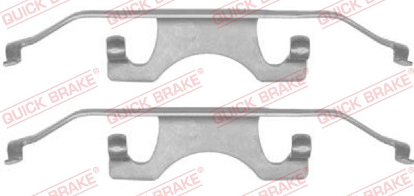 QUICK BRAKE Zubehörsatz, Scheibenbremsbelag 1091241