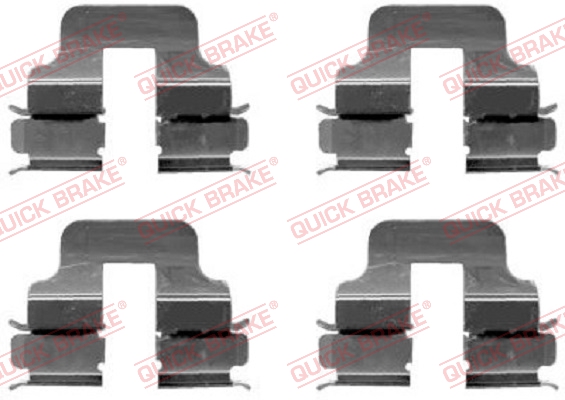 QUICK BRAKE Zubehörsatz, Scheibenbremsbelag 1091247