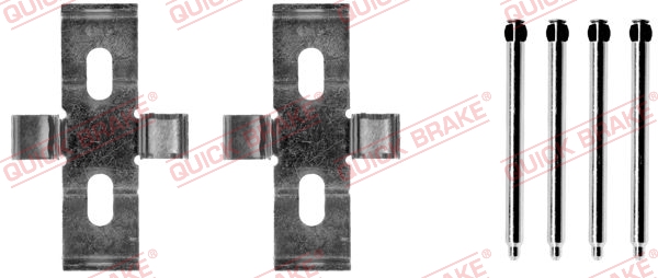 QUICK BRAKE Zubehörsatz, Scheibenbremsbelag 1091248