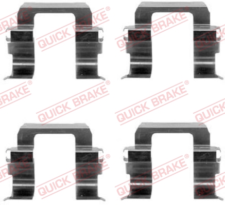 QUICK BRAKE Zubehörsatz, Scheibenbremsbelag 1091252
