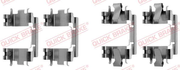 QUICK BRAKE Zubehörsatz, Scheibenbremsbelag 1091257