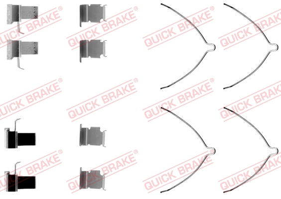 QUICK BRAKE Zubehörsatz, Scheibenbremsbelag 1091261