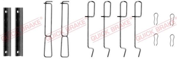 QUICK BRAKE Zubehörsatz, Scheibenbremsbelag 1091265