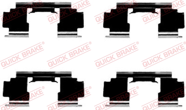 QUICK BRAKE Zubehörsatz, Scheibenbremsbelag 1091276