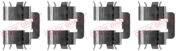QUICK BRAKE Zubehörsatz, Scheibenbremsbelag 1091277