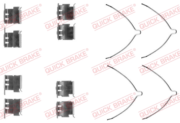 QUICK BRAKE Zubehörsatz, Scheibenbremsbelag 1091289