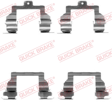 QUICK BRAKE Zubehörsatz, Scheibenbremsbelag 1091291