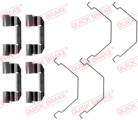 QUICK BRAKE Zubehörsatz, Scheibenbremsbelag 1091292