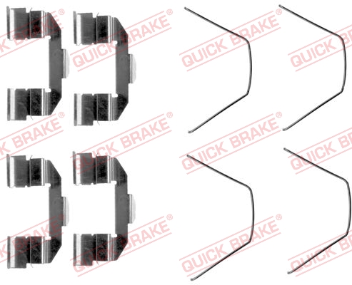 QUICK BRAKE Zubehörsatz, Scheibenbremsbelag 1091607