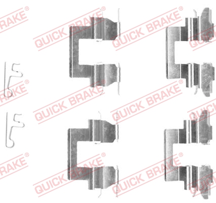 QUICK BRAKE Zubehörsatz, Scheibenbremsbelag 1091608
