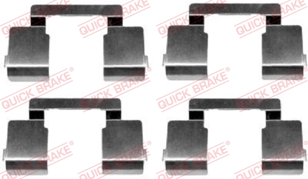 QUICK BRAKE Zubehörsatz, Scheibenbremsbelag 1091609