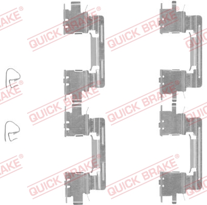 QUICK BRAKE Zubehörsatz, Scheibenbremsbelag 1091613