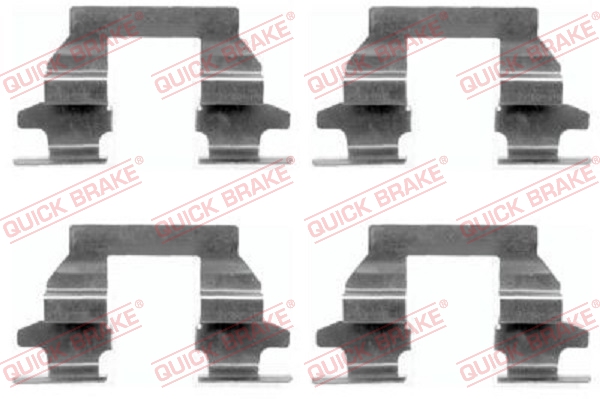 QUICK BRAKE Zubehörsatz, Scheibenbremsbelag 1091625