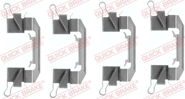 QUICK BRAKE Zubehörsatz, Scheibenbremsbelag 1091626
