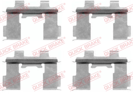 QUICK BRAKE Zubehörsatz, Scheibenbremsbelag 1091630