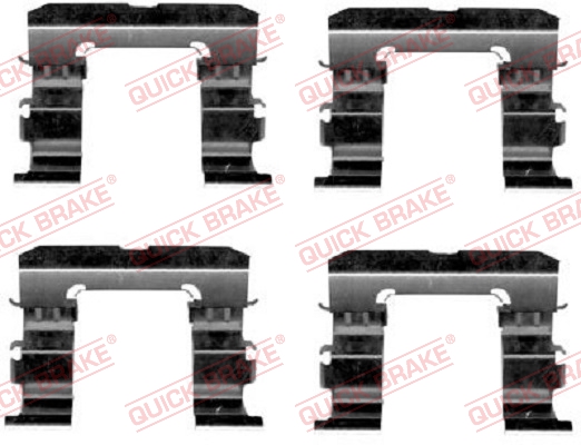 QUICK BRAKE Zubehörsatz, Scheibenbremsbelag 1091632