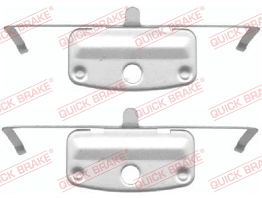 QUICK BRAKE Zubehörsatz, Scheibenbremsbelag 1091644
