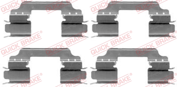 QUICK BRAKE Zubehörsatz, Scheibenbremsbelag 1091649
