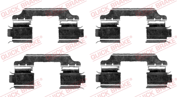 QUICK BRAKE Zubehörsatz, Scheibenbremsbelag 1091654