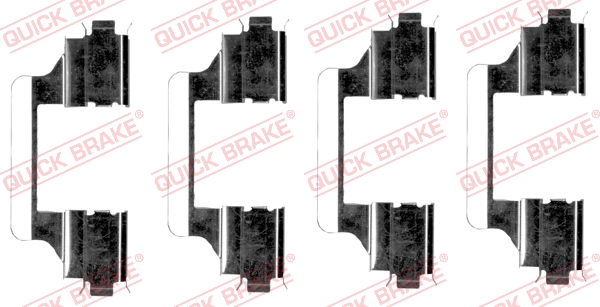 QUICK BRAKE Zubehörsatz, Scheibenbremsbelag 1091656