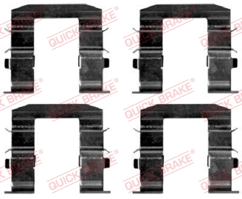 QUICK BRAKE Zubehörsatz, Scheibenbremsbelag 1091665