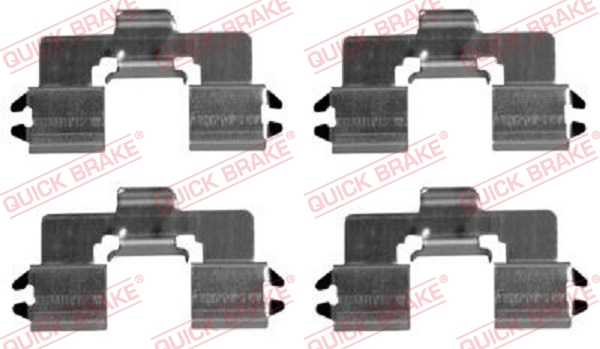 QUICK BRAKE Zubehörsatz, Scheibenbremsbelag 1091666