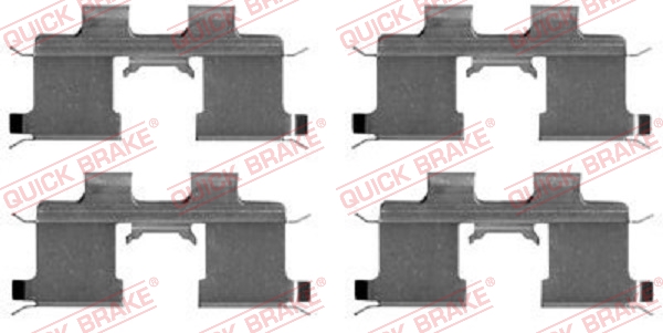 QUICK BRAKE Zubehörsatz, Scheibenbremsbelag 1091667