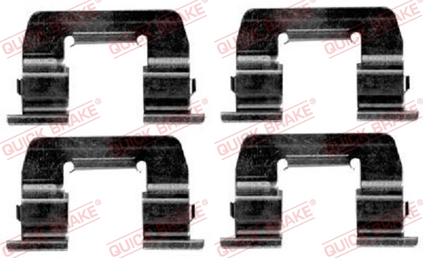 QUICK BRAKE Zubehörsatz, Scheibenbremsbelag 1091668